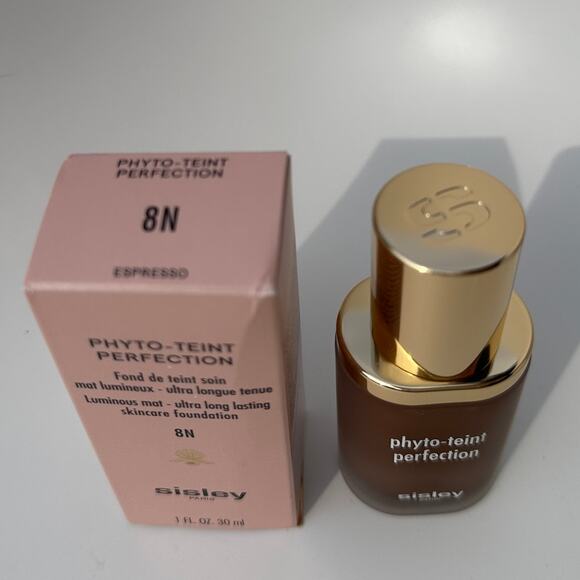 Sisley Paris 8N Espresso Phyto-Teint Perfection Foundation Luminous Long Wear - Picture 2 of 13